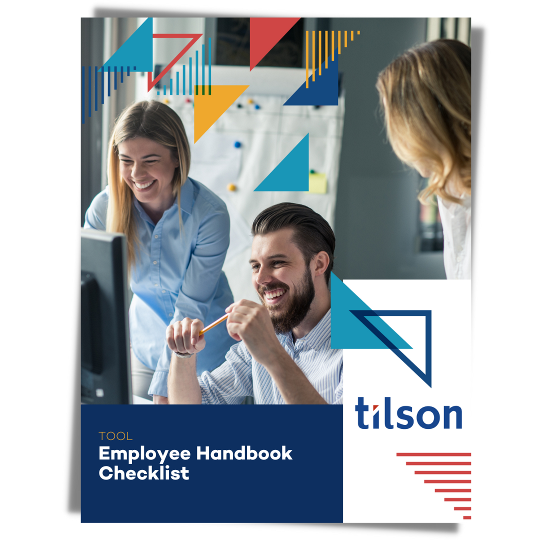 Employee Handbook Checklist - Tilson